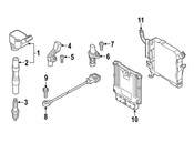 Audi Engine Control Module Bracket - Genuine Audi 80A907648A