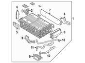 Audi Drive Motor Battery Pack Bracket - Genuine Audi 80A915371