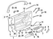 Audi Door Interior Trim Panel Bolt - Genuine Audi 83A831541