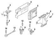 Volkswagen Engine Control Module - Genuine VW 83A907115B55N