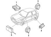 Audi Speaker - Genuine Audi 8D0035399A