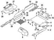 Audi Speaker Cover - Genuine Audi 8D00354351EJ