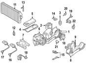 Audi VW HVAC Heater Hose Grommet - Genuine Audi VW 8D0819699