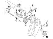 Audi Door Lock Cylinder - Genuine Audi 8N0837168B