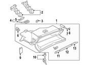 Audi Glove Box Door Cover - Genuine Audi 8N0853194
