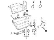 Audi Door Mirror Trim Ring - Genuine Audi 8N1867185A6PS
