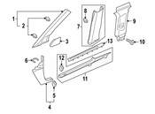 Audi Door Sill Plate - Genuine Audi 8P4853558C01C