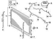 Audi Radiator Air Seal - Genuine Audi 8S0121331B
