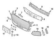 Audi Grille Molding - Genuine Audi 8S0807151C9B9