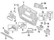 Audi Grille - Genuine Audi 8V4807682C9B9