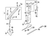 Audi Door Sill Plate - Genuine Audi 8V4853491Q9B9