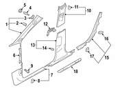 Audi Door Sill Plate - Genuine Audi 8W0853374G9B9