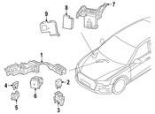Audi Fuse Box - Genuine Audi 8W0941824AK
