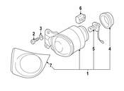 Audi VW Fog Light Screw - Genuine Audi VW N90708901