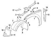 Audi VW Fender Bolt - Genuine Audi VW N90949102