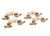 Audi VW Disc Brake Anti-Rattle Clip Set - Genuine Audi VW 4K0698231A
