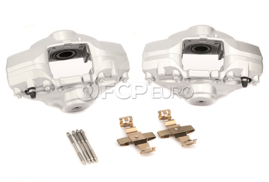 BMW X-Style Brake Disc Caliper Set (Silver) - Brembo Xtra FALE52 | FCP Euro
