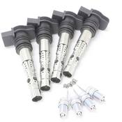 Audi Ignition Tune-Up Kit - Bremi 06A905115DKT7