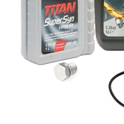 VW Oil Change Kit (5W40) - FUCHS  KIT-00404