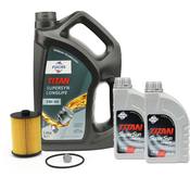 VW Oil Change Kit (5W40) - FUCHS KIT-00466