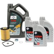 VW Oil Change Kit (5W40) - FUCHS KIT-00491