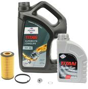VW Oil Change Kit (5W40) - FUCHS KIT-5W40OILKIT2