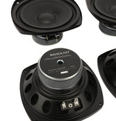 BMW Rear Deck Subwoofer Replacement Kit (4 Speakers) E38 7 Series - Bavsound BSD.SW.E38R.ALL-KIT