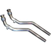 Audi Non-Resonated Downpipes - AWE 3215-11036