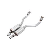  Audi Resonated Downpipes - AWE 3215-11046