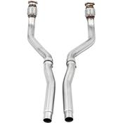  Audi Non-Resonated Downpipes - AWE 3220-11010