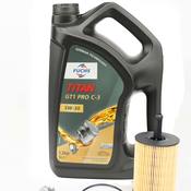 VW Oil Change Kit (5W30) - FUCHS KIT-00412