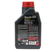 0W20 Synthetic Engine Oil (1 Liter) - Motul 107385