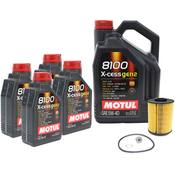 VW Oil Change Kit 5W40 - Motul 109776KT49