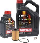 VW Oil Change Kit (5W40) - Motul 109776KT52