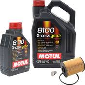 VW Oil Change Kit 5W40 - Motul 109776KT35