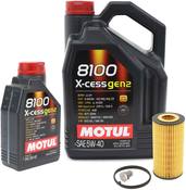 VW Oil Change Kit (5W40) - Motul 109776KT37