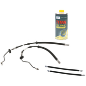 Porsche Brake Hose Kit - Genuine Porsche 95835558101KT