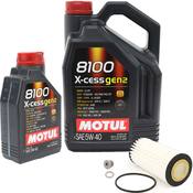 VW Oil Change Kit (5W40) - Motul 109776KT42