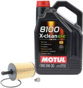VW Oil Change Kit (5W30) - Motul 109471KT3