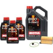 VW Oil Change Kit (5W30) - Motul 106377KT8