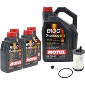 Audi Engine Oil Change Kit - Motul 109776KT13