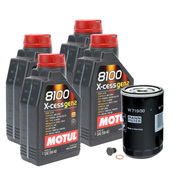 VW Oil Change Kit (5W40) - Motul 109774KT1