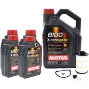 Audi Engine Oil Change Kit - Motul 109776KT68