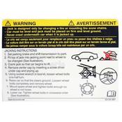 Saab Engine Decal - Genuine Saab 5324587