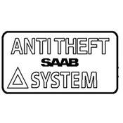 Saab Engine Decal - Genuine Saab 9568049