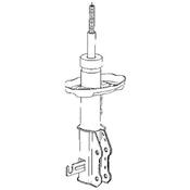 Saab Suspension Strut Assembly - Genuine Saab 12822739