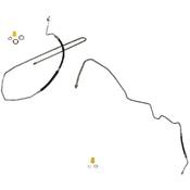 Saab Power Steering Hose - Genuine Saab 32021915