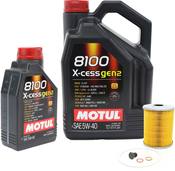 VW Oil Change Kit (5W40) - Motul KIT-109776KT31