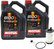 VW Oil Change Kit (5W40) - Motul KIT-109776KT57