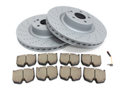 Mercedes-Benz Brake Kit - Bosch QuietCast W220215AKEBKB